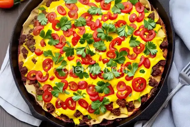 Easy Crescent Taco Bake