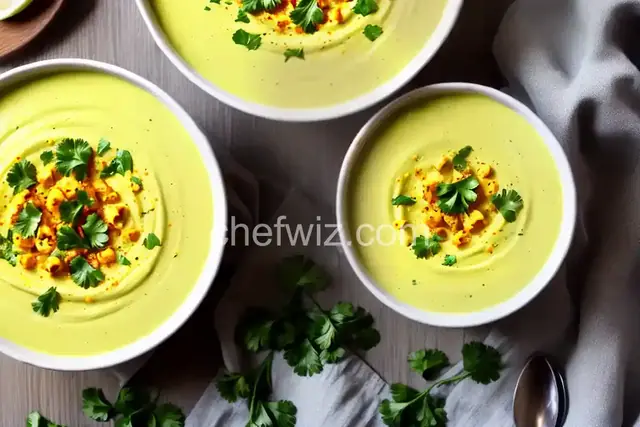Easy Curried Cauliflower Soup