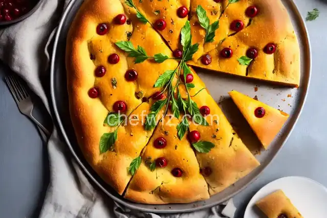 Easy Festive Focaccia