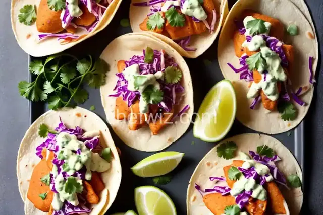 Easy Fish Tacos with Slaw