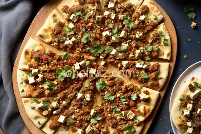 Easy Flatbread with Cauliflower and Tofu