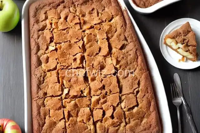 Easy German Apple Sheet Cake