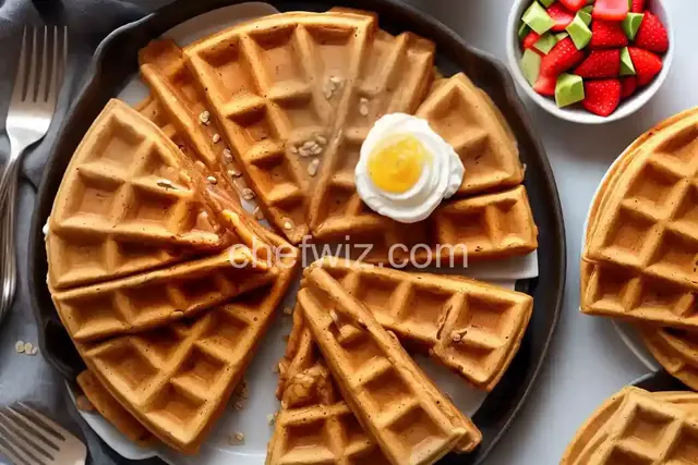 Easy Gluten Free Oat Waffles