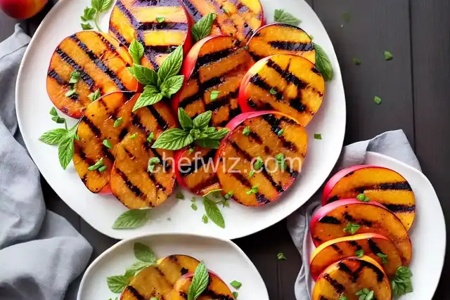 Easy Grilled Nectarines