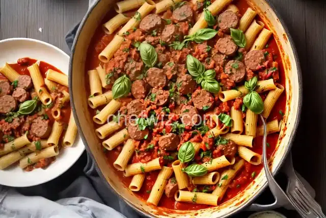 Easy Italian Sausage and Rigatoni
