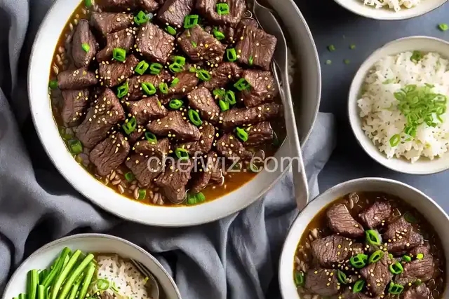 Easy Keto Korean Beef with Cauli Rice