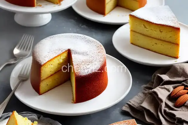 Easy, Light, and Tender Honey-Vanilla Almond Cake Recipe