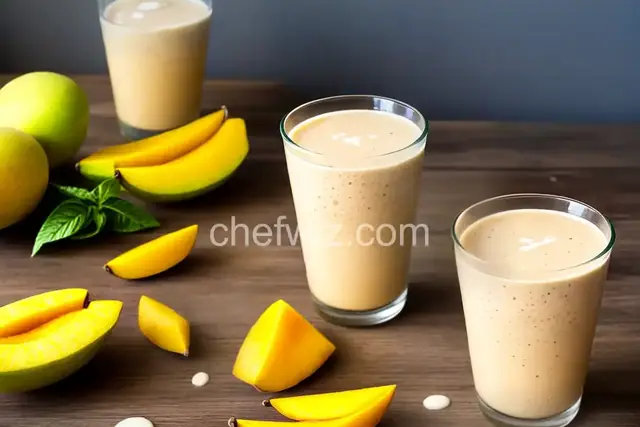 Easy Mango Banana Smoothie