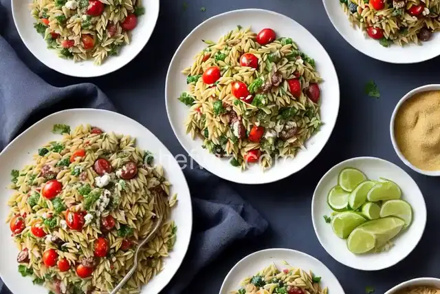 Easy Mediterranean Orzo Salad
