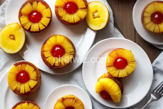 Easy Mini Pineapple Upside-Down Cakes