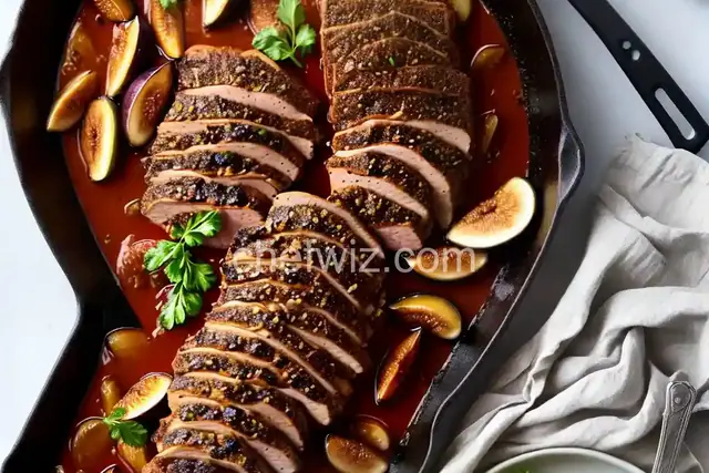 Easy Pan-Roasted Pork Tenderloin With Bourbon-Soaked Figs Recipe