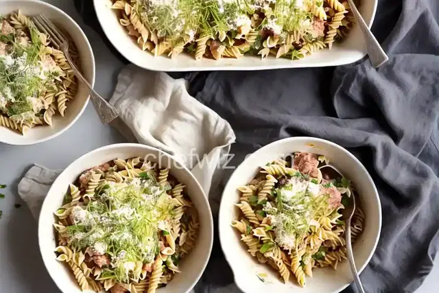 Easy Pasta Bake with Leek and Cheese