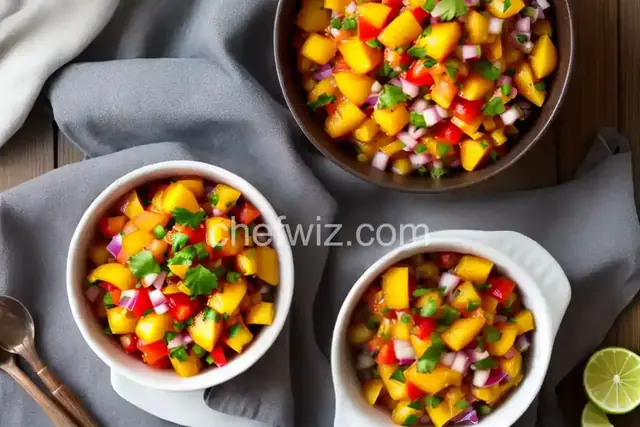 Easy Peach Salsa