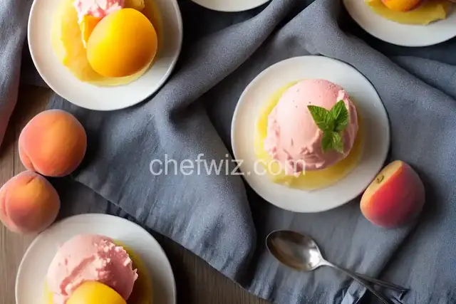 Easy Peach Sorbet Recipe