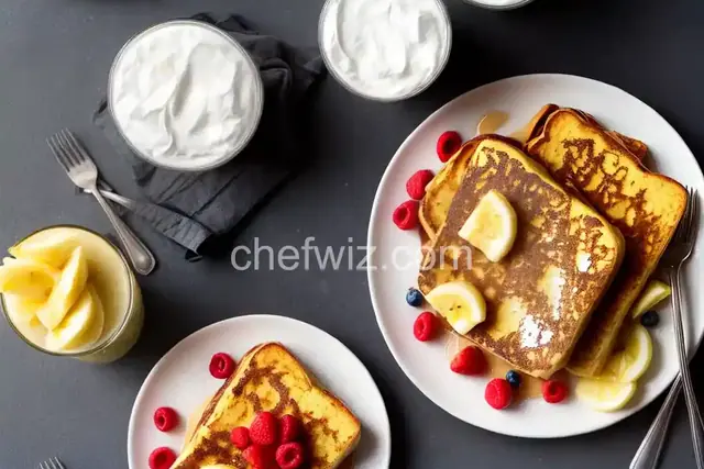 Easy Pina Colada French Toast
