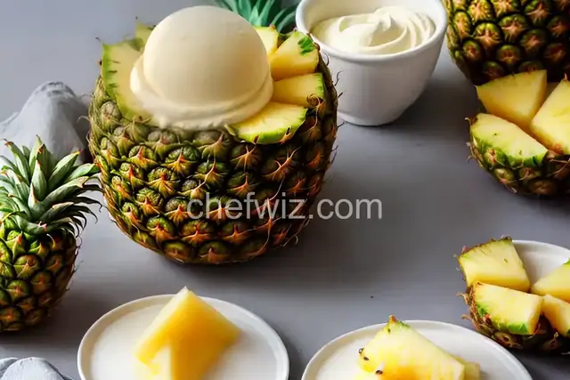 Easy Pineapple Sorbet