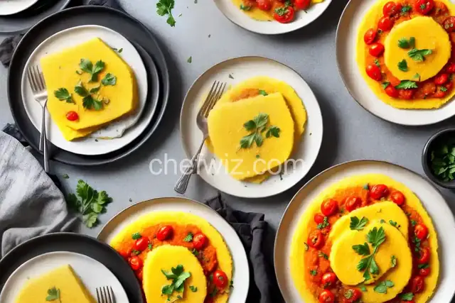 Easy Polenta with Tomato Sauce