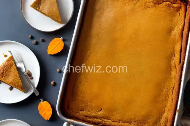 Easy Pumpkin Pie Bars