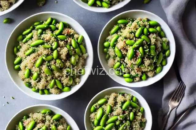 Easy Quinoa and Edamame Salad