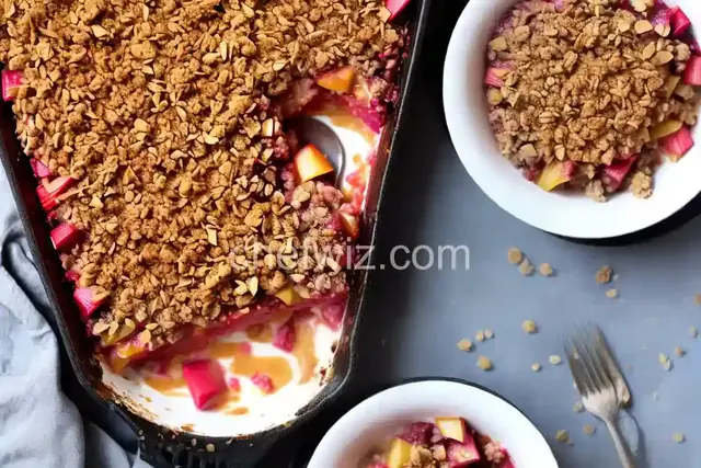 Easy Rhubarb Crisp