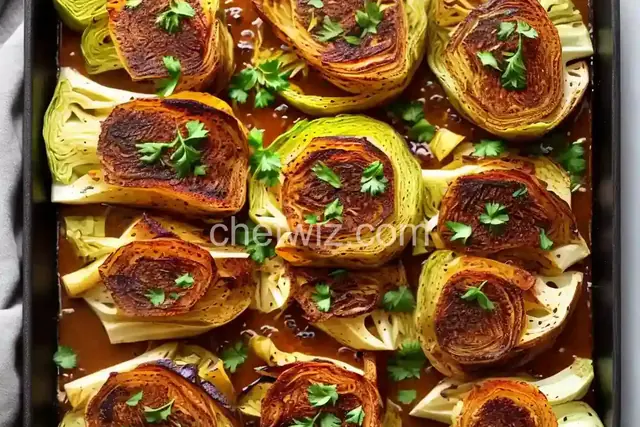 Easy Roasted Cabbage Recipe