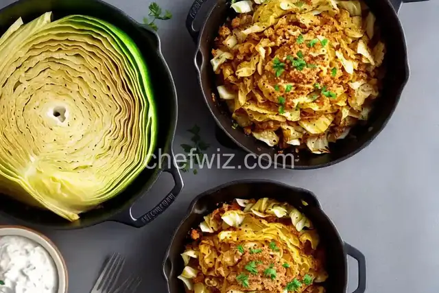 Easy Roasted Cabbage