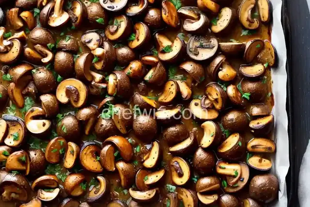 Easy Roasted Mushrooms Recipe