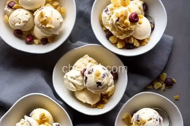 Easy Rum Raisin Ice Cream