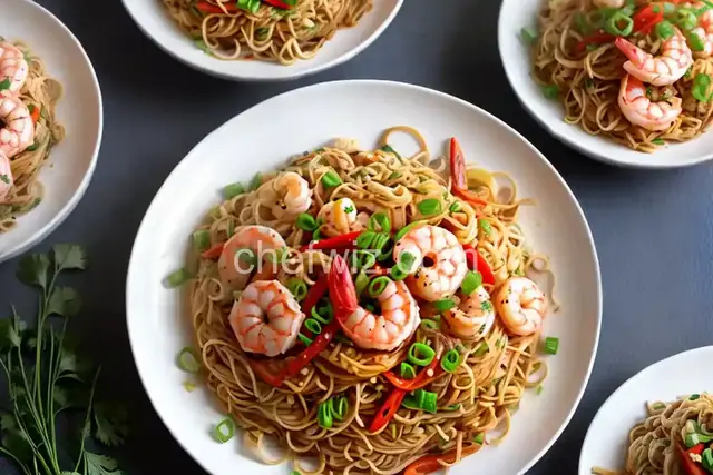 Easy Shrimp Chow Mein