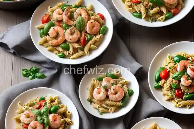 Easy Shrimp and Veggie Pasta Fresca