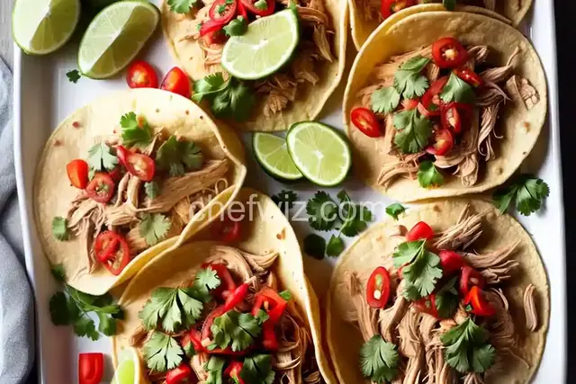 Easy Slow Cooker Chicken Tacos