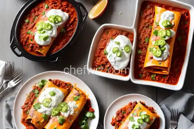 Easy Slow Cooker Enchiladas