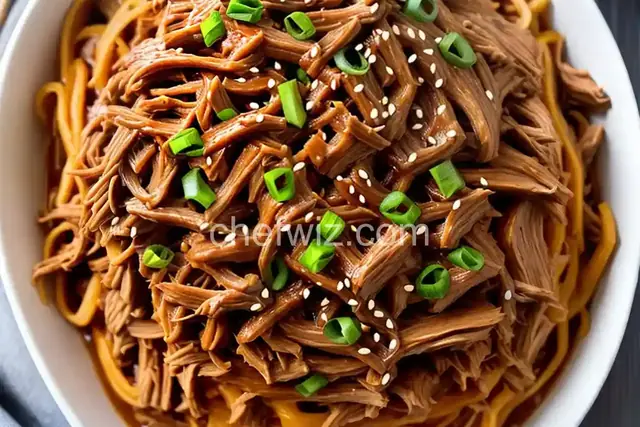 Easy Slow Cooker Teriyaki Pulled Pork
