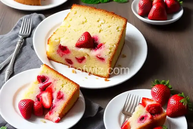 Easy Strawberry Yogurt Cake