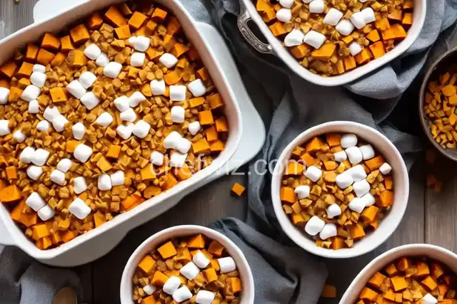 Easy Sweet Potato Casserole with Marshmallows