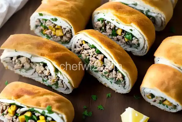 Easy Turkey Stuffing Roll-Ups