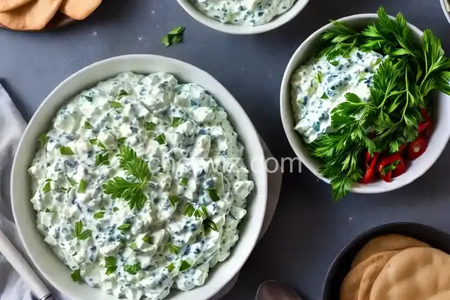 Easy Tzatziki with Feta
