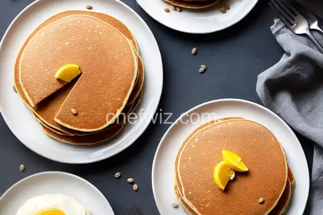 Easy Vegan Whole Grain Pancakes