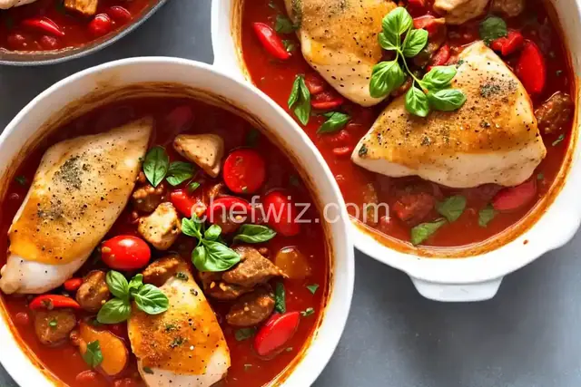 Easy Weeknight Chicken Cacciatore
