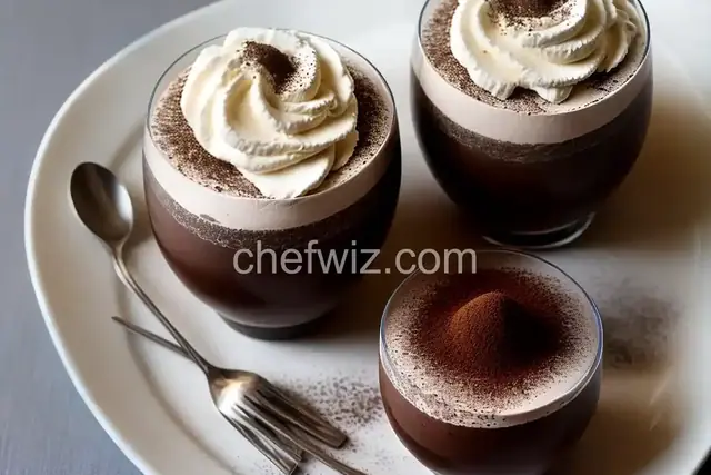 Easy and Fluffy Black Tea Mousse