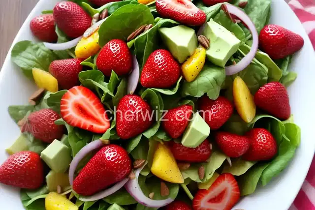Easy and Quick Strawberry Summer Salad