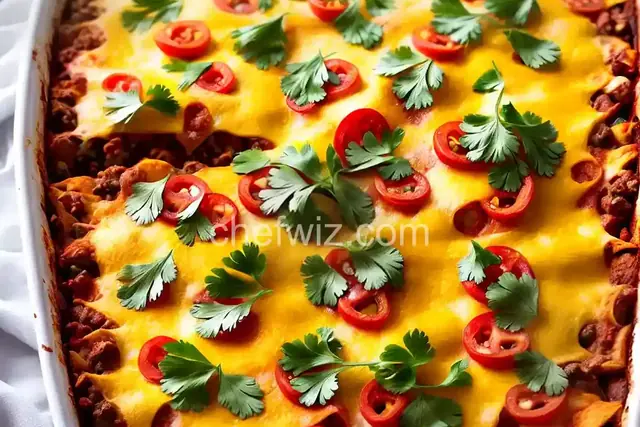 Easy mexican pizza casserole