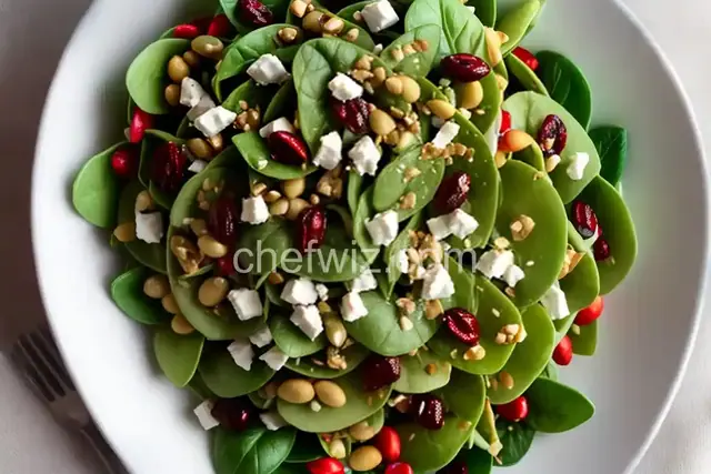 Edamame Salad with Cranberries, Feta, and Basil