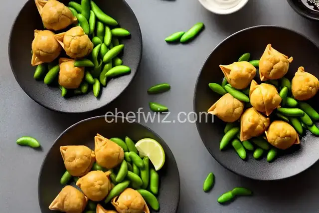 Edamame-Stuffed Wontons