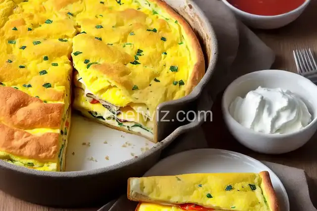 Egg and Cheese Bread Omelet