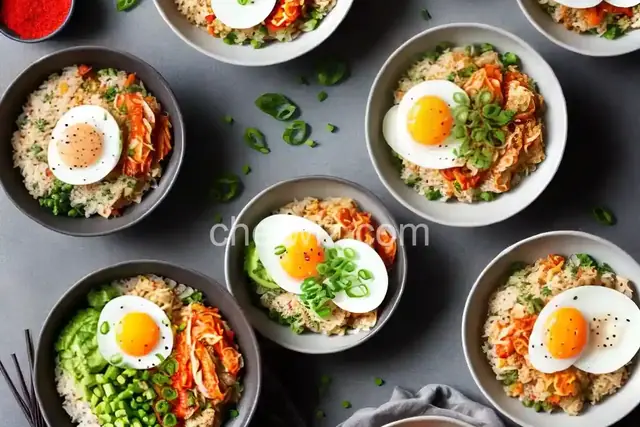 Egg-and-Kimchi Rice Bowls