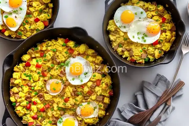Egg and Potato Breakfast Scramble