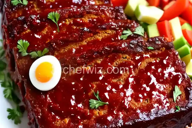 Eggless BBQ Meatloaf