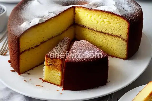 Eggless Milkless Butterless Cake