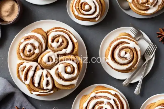 Eggnog Cinnamon Rolls